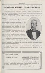 Le Professeur Calleja y Sanchez, de Madrid - Chanteclair