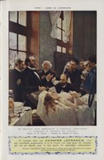 Le Docteur Péan enseignant à l'Hôpital Saint-Louis. La découverte du pincement des vaisseaux (H. Ger [...]