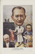 [Caricature] Le Professeur Cunéo de la Faculté de médecine de Paris (H. Frantz) - Chanteclair