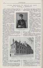 Le médecin-général P. Barthelemy. Directeur de l'École / Façade de l'École du service de santé de la [...]