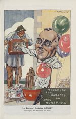 [Caricature] Le Docteur Antoine Basset, chirurgien des hôpitaux de Paris (L. de Fleurac) - Chantecla [...]