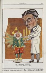 [Caricature] Le Professeur Strohl de la Faculté de médecine de Paris (L. de Fleurac) - Chanteclair