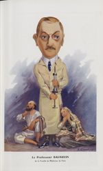 [Caricature] Le Professeur Baudouin de la Faculté de médecine de Paris (A. Chanteau) - Chanteclair