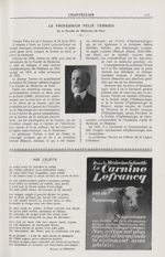 Le Professeur Félix Terrien de la Faculté de médecine de Paris - Chanteclair