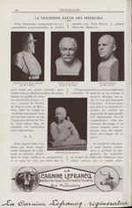 Portrait du Docteur J. Molinié, par M. J. Malet / Buste du Docteur M., par M. C. Villandre / Docteur [...]