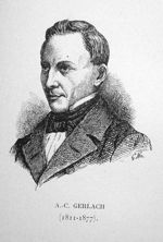 A.-C. Gerlach (1811-1877) - Biographies vétérinaires, avec 42 portraits dessinés par l'auteur 