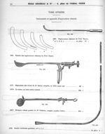 Explorateurs vésicaux du Prof. Guyon, n° 1, 2, 3, 4. Séparateur des urines du Dr Lhuys, complet, en  [...]