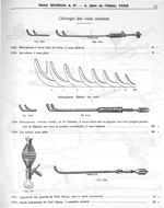 Brise-pierres à écrou brisé de Collin, à mors fenêtrés. Les mêmes, à mors plats. Brise-pierres nouve [...]