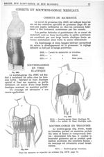 Fig. 2665. Corset de grossesse / Fig. 2996. Soutien-gorge en tissu élastique / Fig. 3449. Soutien-go [...]