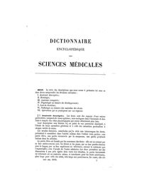 0001 - Page 1 - Dent [E. Magitot] / Anatomie descriptive [E. Magitot]