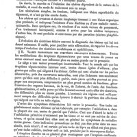 0085 - Page 81 - Dermatoses (suite). Séméiotique. Valeur du symptôme dans le diagnostic et le pronostic des maladies. Valeur diagnostique des symptômes organiques élémentaires [E. Bazin] / Valeur pronostique des symptômes organiques élémentaires [E. Bazin]