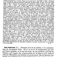 0410 - Page 406 - Désinfectants, Désinfection. Désinfection. Désinfection du sol [E. Vallin, A. Gérardin] (bibliographie) [E. Vallin] / Des Innocens (G.) [A. Chéreau]
