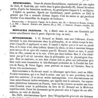 0439 - Page 435 - Dessiccation (Pharmacie) [Amédée Dechambre] / Destrugesia [G. Planchon] (bibliographie) / Desvauxia Fluitans [G. Planchon] / Déterminisme [Amédée Dechambre]