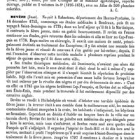 0503 - Page 499 - Devergie (Marie-Guillaume-Alphonse) [A. Chéreau] (bibliographie) / Devèze (Jean) [L. Hahn]