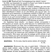 0714 - Page 710 - Diapason [C.-M. Gariel] / Diapensia [H. Baillon] / Diaphoenix (Électuaire) [Amédée Dechambre]
