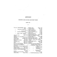0717 - Page 713 - Articles contenus dans le vingt-huitième volume premère série
