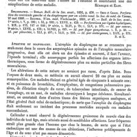 0095 - Page 91 - Diaphragme. Pathologie spéciale. Adhérences, ulcérations et perforations du diaphragme [Albert Hénocque, Charles Éloy] (bibliographie) / Atrophie du diaphragme [Albert Hénocque, Charles Éloy]