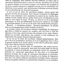 0097 - Page 93 - Diaphragme. Pathologie spéciale. Atrophie du diaphragme [Albert Hénocque, Charles Éloy] (bibliographie) / Convulsions du diaphragme [Albert Hénocque, Charles Éloy]