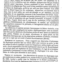 0125 - Page 121 - Diaphragme. Pathologie chirurgicale. Déchirures et Ruptures du diaphragme [Albert Hénocque, Charles Éloy] / Tumeurs du diaphragme [Albert Hénocque, Charles Éloy]