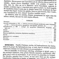 0725 - Page 721 - Diphthérie [A. Sanné] / Diphyidés [Ed. Lefèvre]
