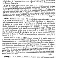 0109 - Page 105 - Doazan (Pierre-Éloy) [L. Hahn] (bibliographie) / Döbel (Johann-Jacol) [L. Hahn] / Döbeln (Johann-Jacob von) [L. Hahn] / Dobera [H. Baillon]