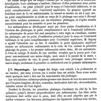0128 - Page 124 - Doigt. Anatomie [Polaillon] / Physiologie [Polaillon]