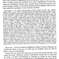 0312 - Page 308 - Doigt. Pathologie [Polaillon] (bibliographie)
