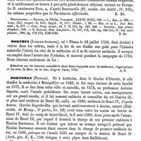 0415 - Page 411 - Dorsténie [H. Baillon] (bibliographie) / Dorthes (Jacques-Anselme) [A. Dureau] / Dortoman (Les) [A. Dureau]