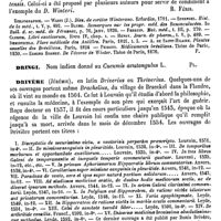 0580 - Page 576 - Drimys (Forst.). Emploi [Bazile Féris] (bibliographie) / Dringi [G. Planchon] / Drivère (Jérémie) [A. Chéreau] / Drogue amère [Amédée Dechambre]