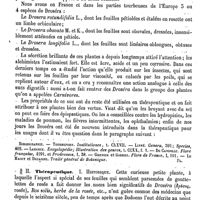 0593 - Page 589 - Droséra. Botanique [G. Planchon] (bibliographie) / Thérapeutique [Ernest Labbée]