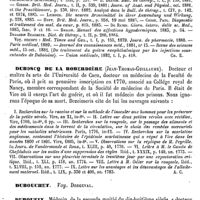 0621 - Page 617 - Duboisine. Emploi médical [Charles Éloy] (bibliographie) / Duboscq de la Roberdière (Jean-Thomas-Guillaume) [A. Chéreau] / Dubouchet. Voy. Dorgeval / Duboueix [L. Hahn]