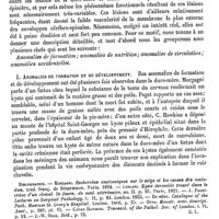 0696 - Page 692 - Dure-mère. Anatomie et physiologie [J. Aubry] / Pathologie [E. Lancereaux] (bibliographie)