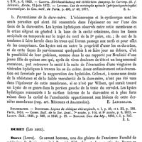 0716 - Page 712 - Dure-mère. Pathologie [E. Lancereaux] (bibliographie) / Duret (Les deux) [A. Chéreau]