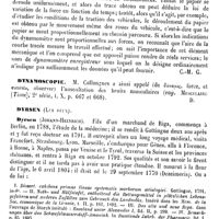 0007 - Page 3 - Dynamomètre [C.-M. Gariel] / Dynamoscopie [Amédée Dechambre] / Dyrsen (Les deux) [L. Hahn] (bibliographie)