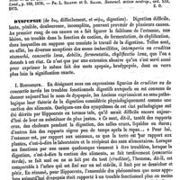 0150 - Page 146 - Dysodes [E. Oustalet] (bibliographie) / Dyspepsie [B. Brochin]