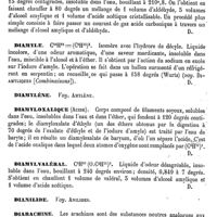 0417 - Page 413 - Addenda / Diamidonaphtaline ou Naphtylène-diamine. Voy. Naphtaline / Diamines [Amédée Dechambre] / Diamylacétal [Amédée Dechambre] / Diamyle [Amédée Dechambre] / Diamylène. Voy. Amylène / Diamyloxalique (Acide) [Amédée Dechambre] / Diamylvaléral [Amédée Dechambre] / Dianilide. Voy. Anilides / Diarachine [Amédée Dechambre] / Diatérébique (Acide) [Amédée Dechambre] / Diazo... (préf.) [Amédée Dechambre]