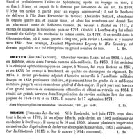 0429 - Page 425 - Addenda. Djezla ou Dschezla (Ebn) [L. Hahn] / Dover (Thomas) [L. Hahn] / Dreyer (Johann-Traugott) [L. Hahn] (bibliographie) / Droeze (Frederik-Jan-Haver) [L. Hahn] / Ducasse (Jean-Marie-Augustin) [L. Hahn]