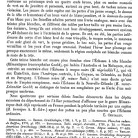 0039 - Page 35 - Échasse [E. Oustalet] (bibliographie) / Échassiers [E. Oustalet]