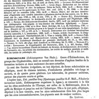 0072 - Page 68 - Échinocoques. Pathologie [L. Hahn, Ed. Lefèvre] (bibliographie) / Échinocyame [Ed. Lefèvre] / Échinodermes [Ed. Lefèvre]