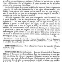 0557 - Page 553 - Elettaria [G. Planchon] (bibliographie) / Éleusine [G. Planchon] / Éleutherii (Cortex) [G. Planchon] / Éleuthérie [Ed. Lefèvre]