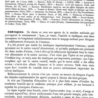 0039 - Page 35 - Émétique. Applications médicales [Ernest Labbée] (bibliographie) / Émétiques [Ernest Labbée]