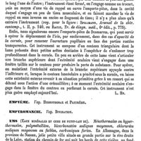 0110 - Page 106 - Emporte-pièce [L. Hahn] / Empyème. Voy. Hydrothorax et Pleurésie / Empyromancie. Voy. Divination / Ems (Eaux minérales et cure de petit-lait de) [A. Rotureau]