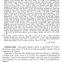 0621 - Page 617 - Entérostomie [L.-H. Petit] (bibliographie) / Entérotome [L.-H. Petit]