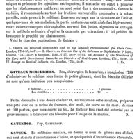 0065 - Page 61 - Gastrotomie. Opération de la gastrotomie [Boinet] / Gataker (Thomas) [L. Hahn] (bibliographie) / Gateaux mercuriels [Amédée Dechambre] / Gatenhof. Voy. Gattenhof / Gateux [Ant. Ritti]