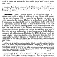 0080 - Page 76 - Gaubius (Jérôme-David) [A. Chéreau] (bibliographie) / Gaude [G. Planchon] / Gaudefroy (Louis) [L. Hahn] / Gaudet (M.-A.-M.) [L. Hahn]