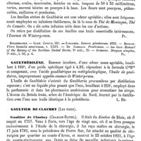 0083 - Page 79 - Gaultheria [G. Planchon] (bibliographie) / Gaulthérilène [L. Hahn] / Gaultier de Claubry (Les trois) [A. Chéreau]