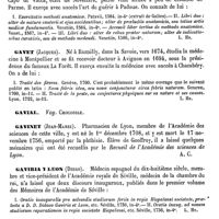 0091 - Page 87 - Gavard (Hyacinthe) [A. Chéreau] (bibliographie) / Gavasseti (Michaeli) [L. Hahn] / Gavet (Jacques) [L. Hahn] / Gavial. Voy. Crocodile / Gavinet (Jean-Marie) [A. Chéreau] / Gaviria y Léon (Diégo) [L. Hahn] / Gay (Les) [L. Hahn]