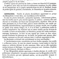 0719 - Page 715 - Gentiane. Emploi médical [Fonssagrives] / Gentianées [G. Planchon] (bibliographie) / Gentianelle. Voy. Gentiane / Gentianique (Acide). Voy. Gentisin / Gentil (Les deux) [L. Hahn]