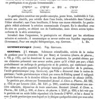 0723 - Page 719 - Gentiopicrin [L. Hahn] / Gentiotannique (Acide). Voy. Gentiane / Gentisin / Chimie [L. Hahn]