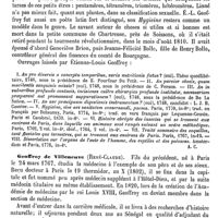0735 - Page 731 - Geoffroy (Les) [A. Chéreau] (bibliographie) / Geoffroy de Villeneuve (René-Claude) [L. Hahn]